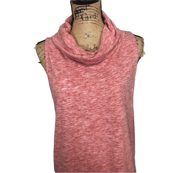 FREE People Women's Light Cowl Neck Space Dye Top - Picture 5 of 10